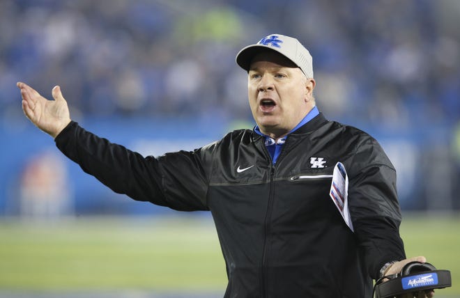 Mark Stoops has a 16-27 record in four years at Kentucky. This season, the Wildcats have won four of their last five heading into their game at Missouri.