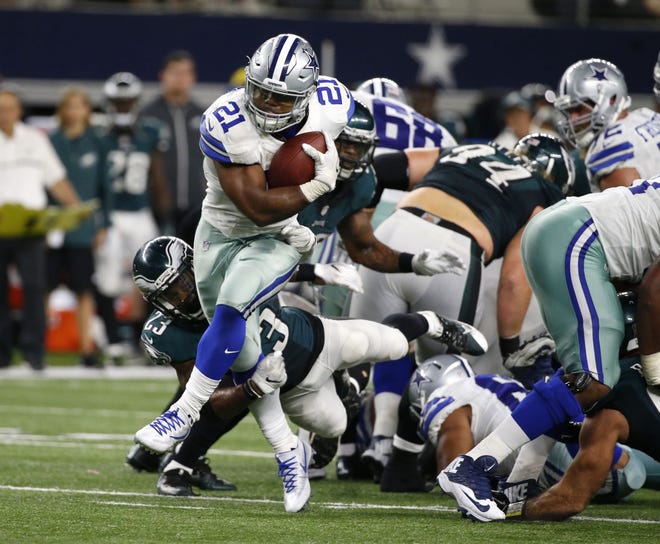 The Eagles held Cowboys running back Ezekiel Elliott to under 100 yards in Sunday night's game