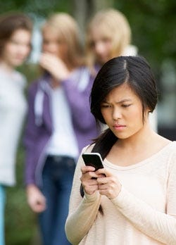 Cyber bullying is reported as being on the rise in many schools. COURTESY PHOTO