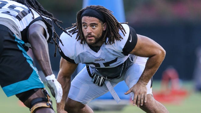 Jaguars defensive lineman Jared Odrick is out for Sunday’s game at Kansas City. (Gary McCullough/Florida Times-Union)