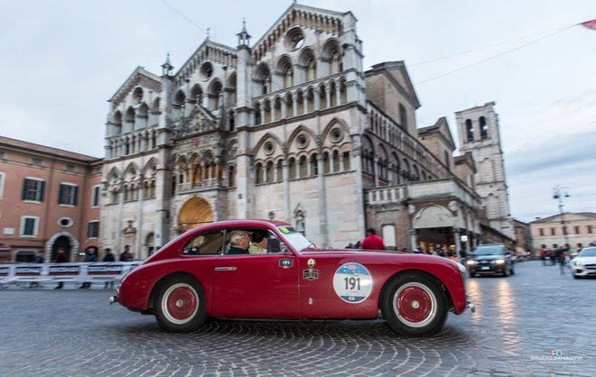 This 1950 Maserati A6 1500PF Berlinetta will be one of the classics to roll out of Jacksonville next June when the Great Race launches from the Main Street Cruise. (Great Race)