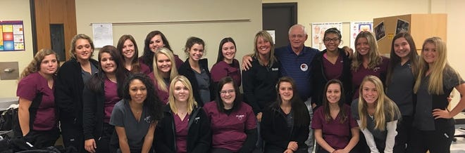 Members of the R.G. Drage Career Technical Center senior dental assisting program earned their Ohio State Radiology Certification. Students earning the certification include: 

(front row) Keyonna Marvin, Caitlin Sponseller, Leeann Hoy, Kelsy Steiner, Courtney Zupp, Alisa Guilliams; (back row) Kelsey Fessler, Destiny Tanner, Shyann Ehmer, Faith Allen, Olivia Klever, Emily Sheehan, Natalie Skeens, Ariana Bowers, instructor Michelle Carter, evaluator and advisory board member Dr. Larry Seward, J. Morghan Poorman, Ava Radel, Mallory Decker and Madyson Nofsinger.