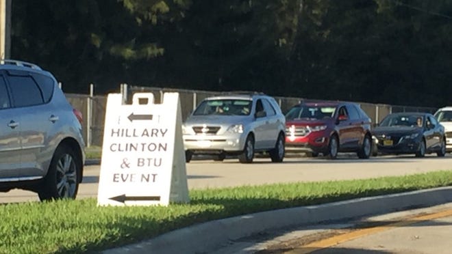 Gates open at 10 a.m. for Clinton’s rally in Pembroke Pines.