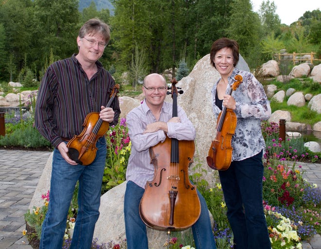The Aspen String Trio will perform Friday at the Unitarian Universalist Congregation of Asheville. PROVIDED