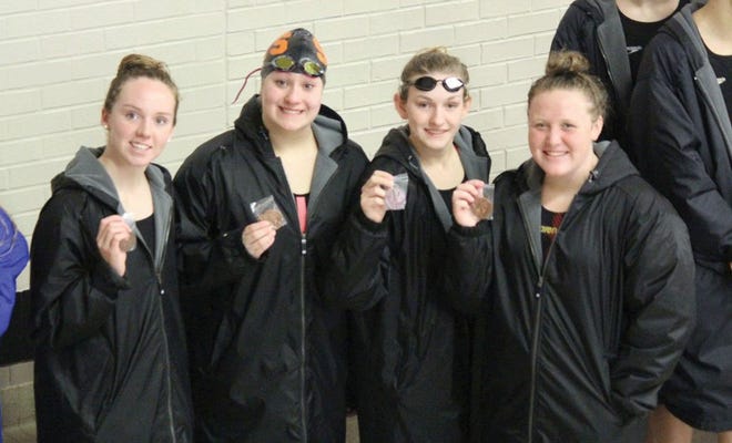 Sturgis’ 200 medley relay team of Kylie Trail, Tessa Roehrig, Skylar Gottschalk and Kenzie Cain placed sixth at the conference meet on Saturday.