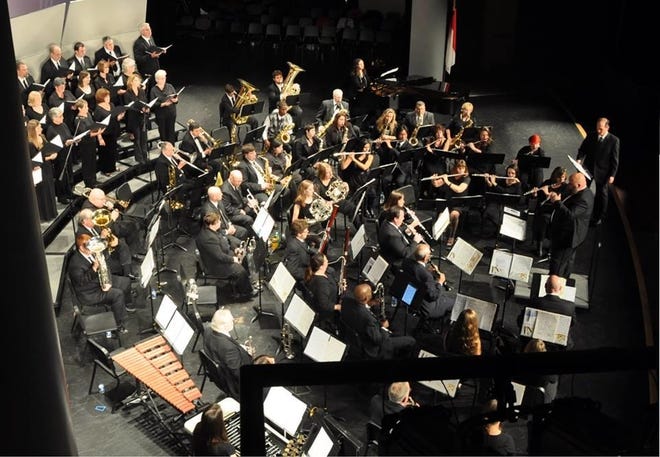 The Gaston Symphonic Band performs at a concert. The group will be putting on a special Veteran's Day concert this weekend in Gastonia. PHOTOS SPECIAL TO THE GAZETTE.