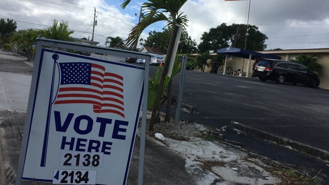 There was no line to vote at this West Palm Beach site, and others, on Tuesday afternoon.