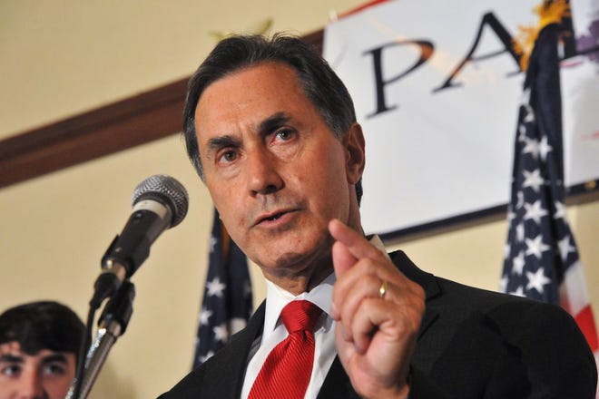 Gary Palmer talks to supporters at a hotel on Tuesday, July 15, 2014, in Birmingham, Ala. Palmer came from far behind to defeat state Rep. Paul DeMarco in the Republican runoff in Alabama's 6th Congressional District. AP Photo
