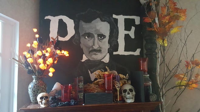 Clay Hill Farm hosts dinner theater, with Kirk Simpson playing the role of Edgar Allen Poe.

Photo by Ally Johnson