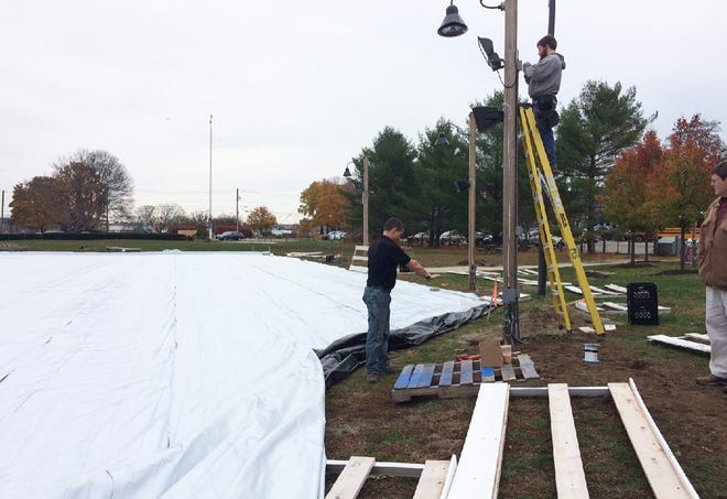 Construction on the Labrie Family Skate at Puddle Dock Pond skating rink at Strawbery Banke Museum is underway and the rink is scheduled to open by Dec. 1. 

Courtesy photo