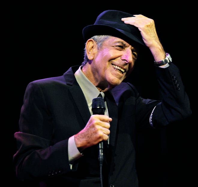 In this April 17, 2009, file photo, Leonard Cohen performs during the first day of the Coachella Valley Music & Arts Festival in Indio, Calif. Cohen, the gravelly-voiced Canadian singer-songwriter of hits like “Hallelujah,” “Suzanne” and “Bird on a Wire,” has died, his management said in a statement Thursday, Nov. 10, 2016. He was 82. (File photograph/The Associated Press)