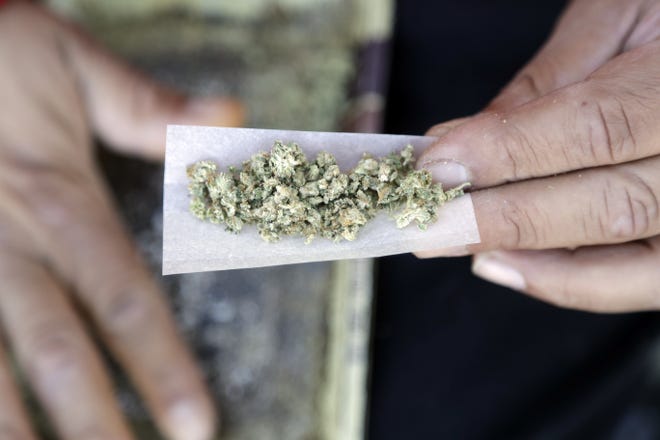 The number of Americans living in states with recreational marijuana more than tripled after at least three states voted to fully legalize the drug, though Maine may be heading to a recount. (AP Photo/Marcio Jose Sanchez)