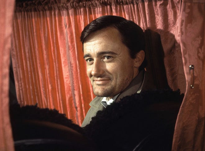 In this undated photo, actor Robert Vaughn is photographed in Rome, Italy. Vaughn, the debonair crime-fighter of television's "The Man From U.N.C.L.E." in the 1960s, died Friday, after a brief battle with acute leukemia. He was 83. AP FILE PHOTO