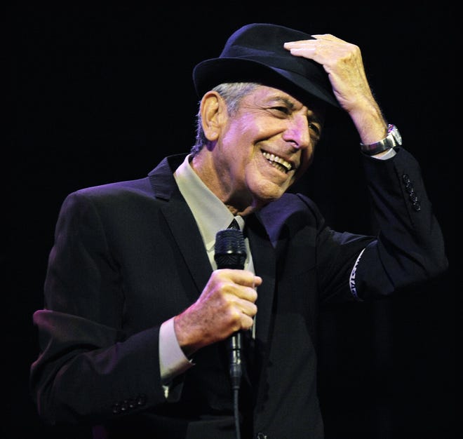 Leonard Cohen performs during the first day of the Coachella Valley Music & Arts Festival in Indio, Calif., in April 2009. AP FILE
