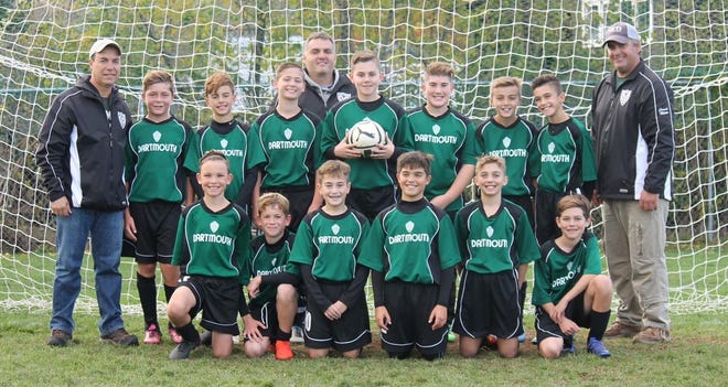 DYSA recently hosted the South Coast Soccer League playoffs for the grade six boys and Dartmouth won the Div. 1 championship. SUBMITTED PHOTO