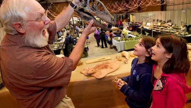 The Paleontological Society of Austin’s Fossil Fest is making dinosaurs come alive for kids and families this weekend. Ralph Barrera/American-Statesman 2011