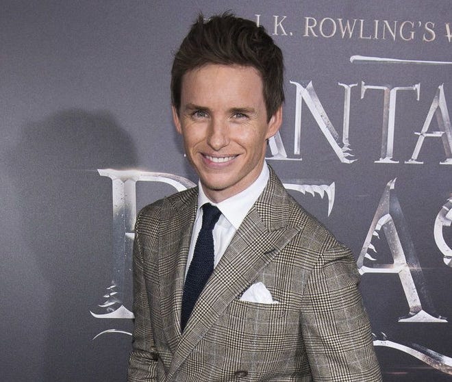 Eddie Redmayne attends the world premiere of "Fantastic Beasts and Where To Find Them" at Alice Tully Hall last Thursday in New York.