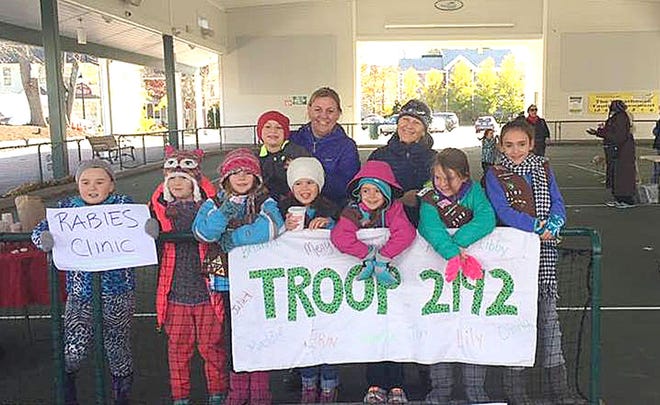 Courtesy photo

Girl Scout Brownie Troop 2192 hosted a rabies clinic on Saturday.