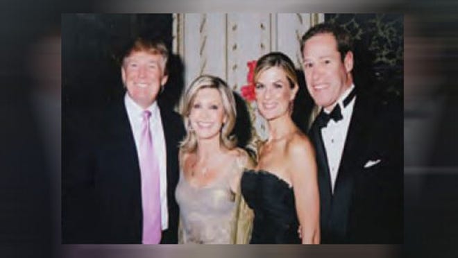 The lawsuit says investors were falsely told that Donald Trump, among other high-profile business people, would serve on the Palm House Hotel’s advisory board. There is no evidence or indication that Trump, seen here in a photograph with Matthews that is included in the lawsuit’s exhibits, was in any way connected to the project.