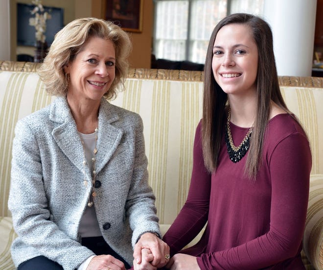 Cindy Dorn and her daughter, Tiffany, share a special bond as Tiffany organizes a faculty-student basketball game fundraiser in honor of her mother, a breast cancer survivor of 16 years.
