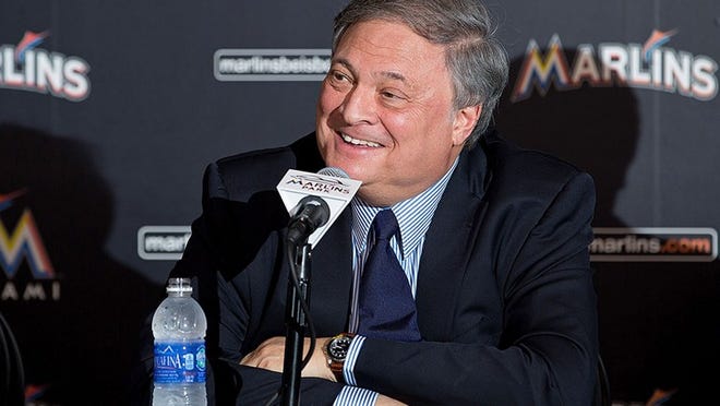 MIAMI, FL - NOVEMBER 19: Miami Marlins owner Jeffrey Loria speaks during a press conference at Marlins Park on November 19, 2014 in Miami, Florida. (Photo by Rob Foldy/Getty Images)