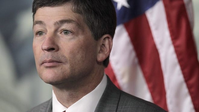 U.S. Rep. Jeb Hensarling, R-Dallas, chairman of the House Financial Services Commitee, during a news conference on Capitol Hill December 2011.