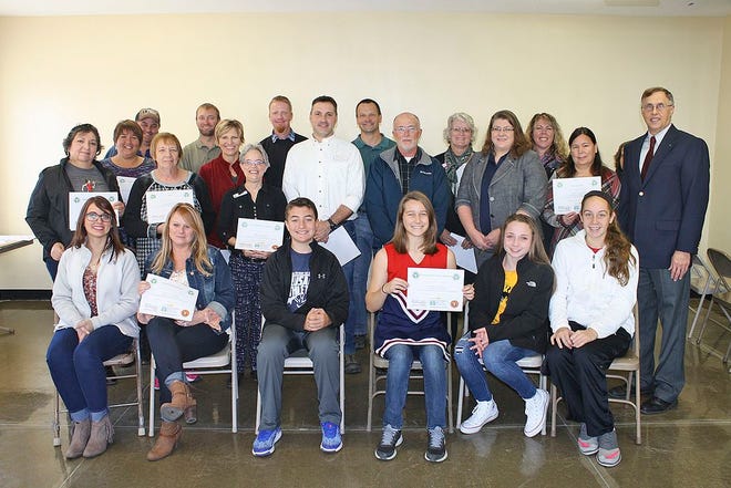 The Boone Area Chamber of Commerce, Boone County Conservation and the Boone County Landfill and Recycling Services presented awards to nearly 200 recipients for their efforts to recycle and reduce waste.