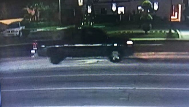 The sheriff’s office believes this truck was used to steal a holiday sign.