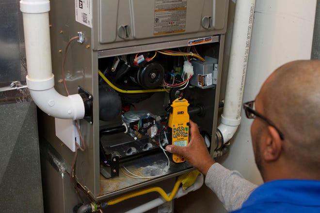 Conduct annual maintenance on your furnace, or hire an HVAC professional to do it. It may help avoid creating funny smells when first turning on your furnace.