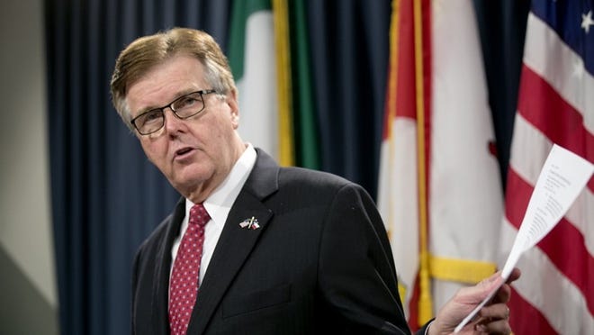 Lt. Gov. Dan Patrick held a news conference May 31 addressing the legality of Fort Worth ISD’s “Transgender Guidelines” policy.