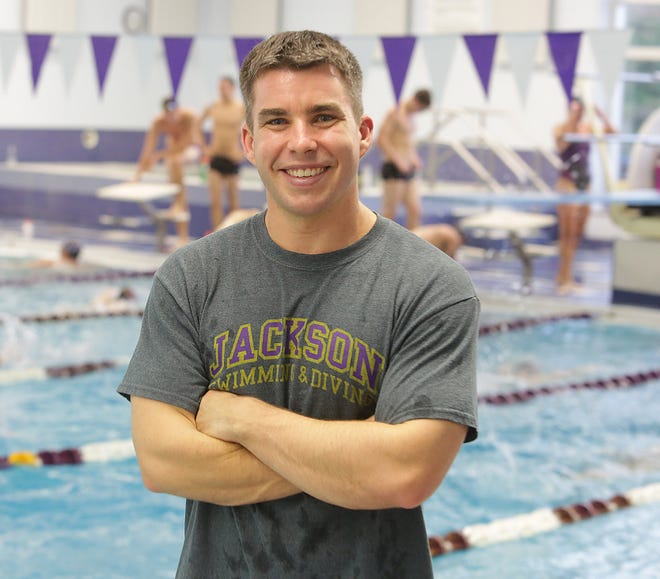 Jackson Local coach Matt Zider leads the Polar Bears' swim teams and is thankful for the coaching opportunity.

(IndeOnline.com / Kevin Whitlock)