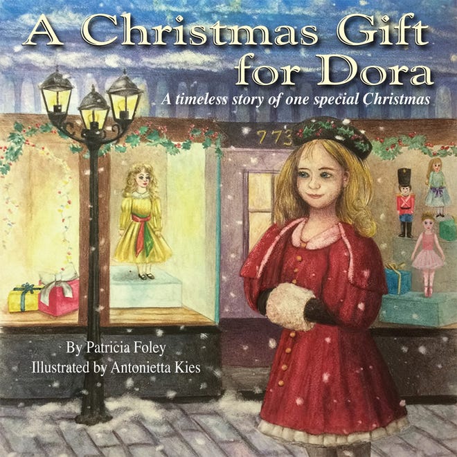 Eliot, Maine, resident Patricia Foley has published her first book, “A Christmas Gift for Dora,” in time for Christmas. Courtesy image