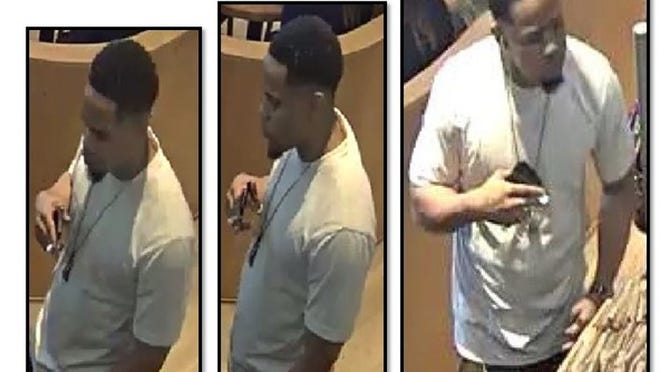 Palm Beach County Sheriff’s deputies are searching for a man they say stole a cellphone on Saturday Nov. 5 from a Royal Palm Beach restaurant.