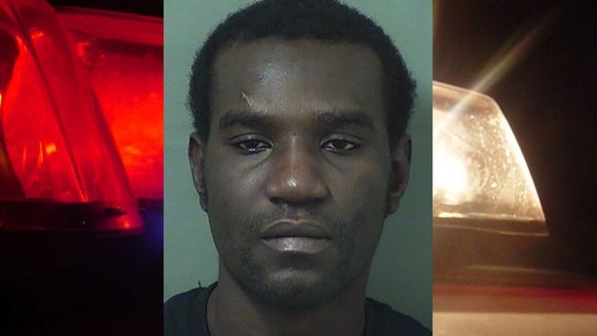 Taidor Senophard is charged with aggravated assault, false imprisonment and battery. (Provided by the Palm Beach County Sheriff’s Office)