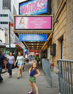 Ella Dane Morgan is currently starring as Lulu on Broadway in the hit musical “Waitress.” The actress, who stars in the Sara Bareilles-penned Broadway show, is the daughter of Justin Morgan and Laura Bryson Morgan, both of whom are originally from North Carolina but are now living in upstate New York. PHOTO COURTESY OF JUDY MORGAN.