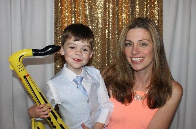 Janis Creedon with her son, Luke.
