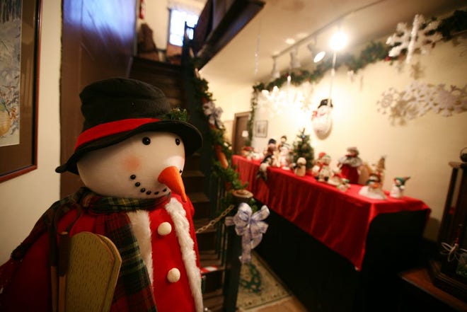 File Photo by Daniel Freel/New Jersey Herald - The Montague Association of Community History (M.A.R.C.H.) is opening the doors of the historic house for several old fashion holiday weekend events with the theme of "Santa on Parade."