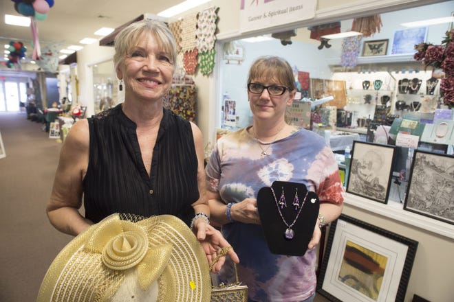 Lizzy’s owner Linda Elizabeth and Serenity and Survival owner Angie Ward are happy to include their items as a part of small business Saturday. Many of their one-of-a-kind items will be on sale during the Saturday morning market. Cindy Dian / Correspondent
