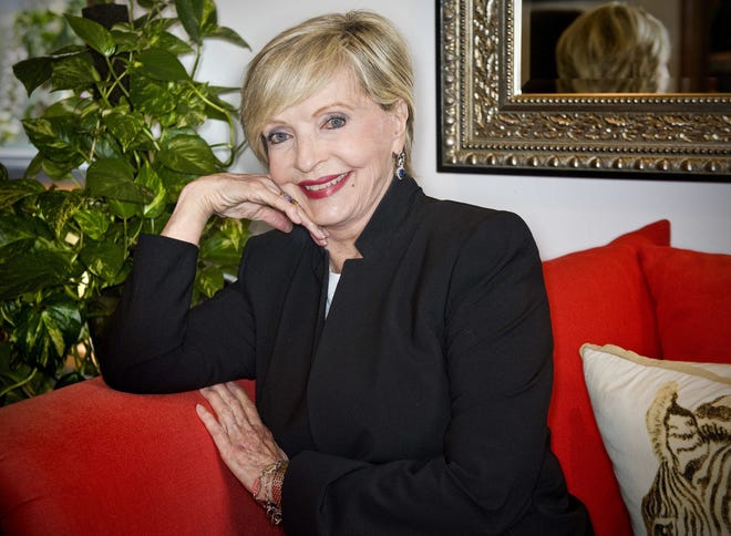Actress Florence Henderson spoke in May 2015 during the Alzheimer's Association, Orange County's 9th annual Visionary Women Luncheon at Rancho Las Lomas in Silverado, Calif. (Nick Agro/The Orange County Register/SCNG via AP)