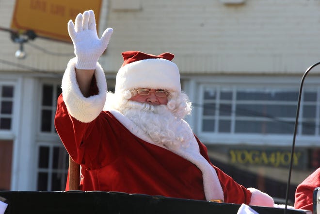 Shown is a photo from a past year's Christmas parade.