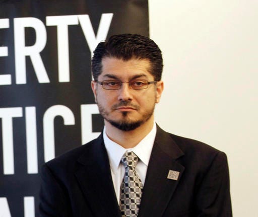 Council on American-Islamic Relations, Executive Director, Hussam Ayloush, at the ACLU Foundation of Southern California headquarters in Los Angeles. A civil rights group has called for more police protection of mosques after several in California received letters that praised President-elect Donald Trump and threatened Muslim genocide.