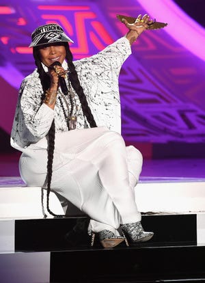 Erykah Badu hosts the 2016 Soul Train Awards on BET and VH1 at 8 p.m. BET PHOTO