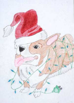 Today is Nov. 27. There are 28 days until Christmas. Mindy Wilson, 15, of Bolivar drew this picture. She is a student at Tusky Valley High School.