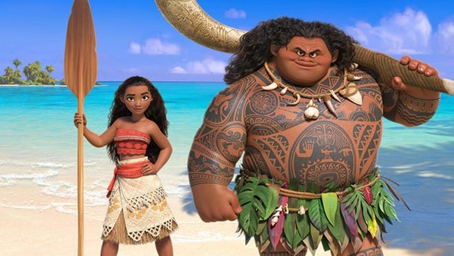 Disney’s “Moana” topped the box office last weekend.