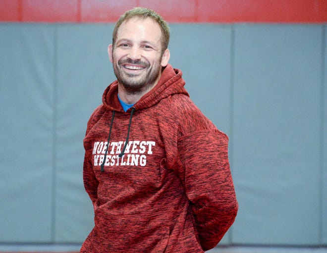 Zach Meissner, Northwest wrestling coach. (Cantonrep.com / Michael Balash)