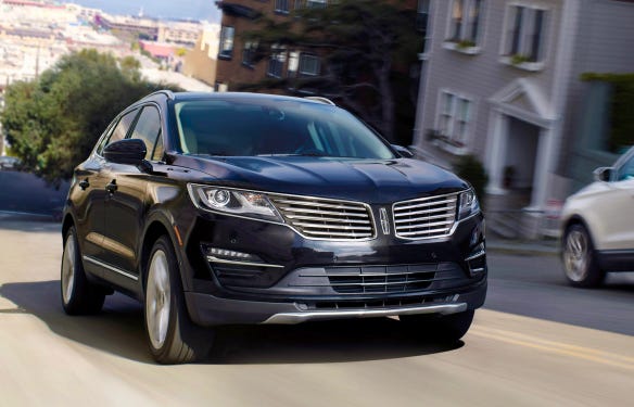 For 2017 Lincoln shaved the MSRP of its MKC compact crossover by $540 to $1,460, depending on the trim — Premiere, Select, Reserve or Black Label, with front- or all-wheel drive — and added more standard equipment, including the power liftgate, brake hold, stop-start (for the eco-minded FWD 2.0-liter) plus Apple CarPlay and Android Auto. Lincoln will also extend free pickup and delivery for service visits to all MKC buyers, not just Black Label owners. Prices start at $34,185. (FMC)