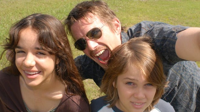 Lorelei Linklater, Ethan Hawke and Ellar Coltrane star in “Boyhood.” Contributed by IFC Films