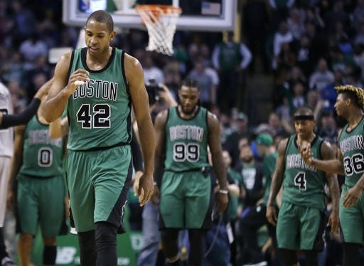 Boston Celtics center Al Horford has returned to the team after missing a game to be with his wife and newborn daughter.