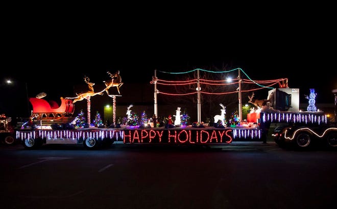 Monroe News file photo 
More than 100 units will be featured this weekend in the 34th annual Christmas in Ida Light Parade.