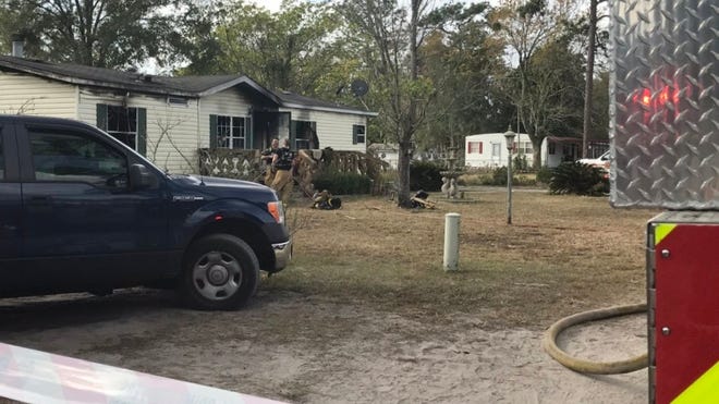 A man was found dead in this mobile home on the city’s Westside following a fire early Wednesday, according to the Jacksonville Fire and Rescue Department. (First Coast News)
